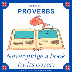 Never judge a book by its cover イギリス英語 ことわざ